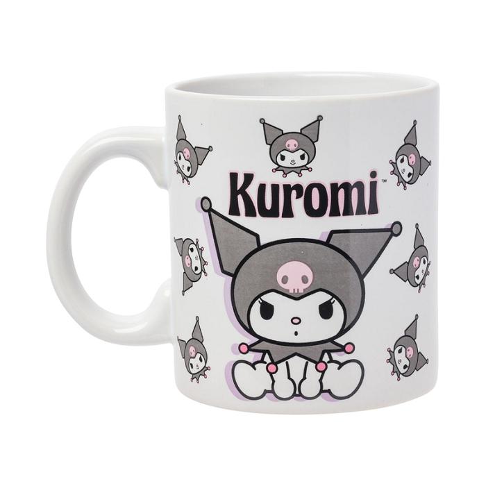 Hello Kitty Kuromi All-Over Print Ceramic Mug (Poses) Gri | RO_HK26023