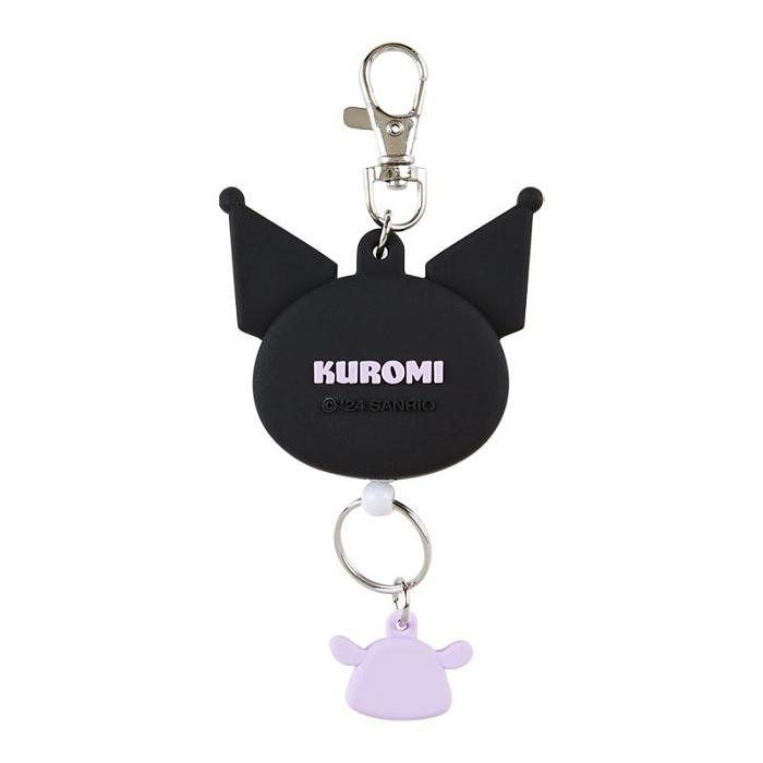 Hello Kitty Kuromi Bestie Face Badge Reel Violet Negrii | RO_HK57763