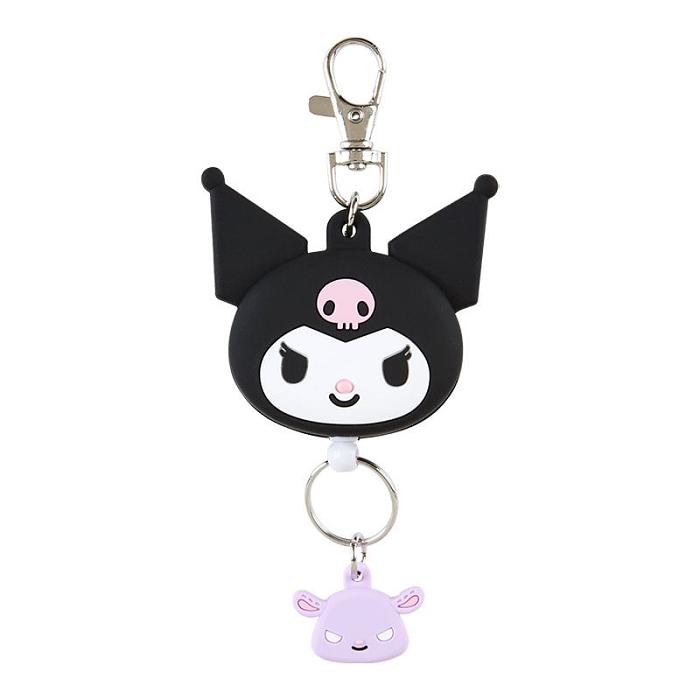 Hello Kitty Kuromi Bestie Face Badge Reel Violet Negrii | RO_HK57763