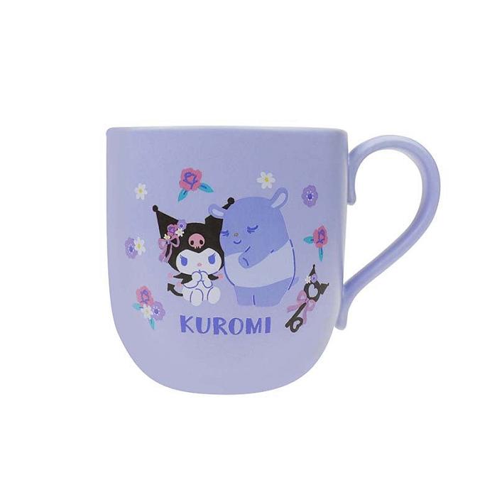 Hello Kitty Kuromi Ceramic Mug (Charming Florals Series) Violet | RO_HK30998