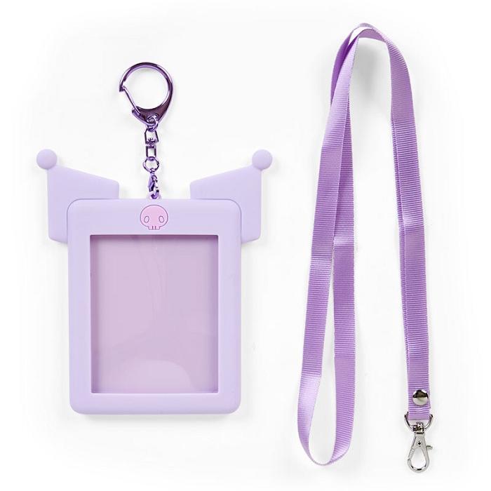 Hello Kitty Kuromi Convertible ID Badge Holder Violet | RO_HK90713