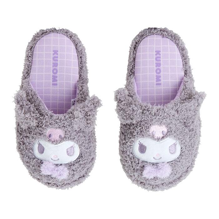 Hello Kitty Kuromi Cozy Sherpa Kids Slippers Violet | RO_HK66385