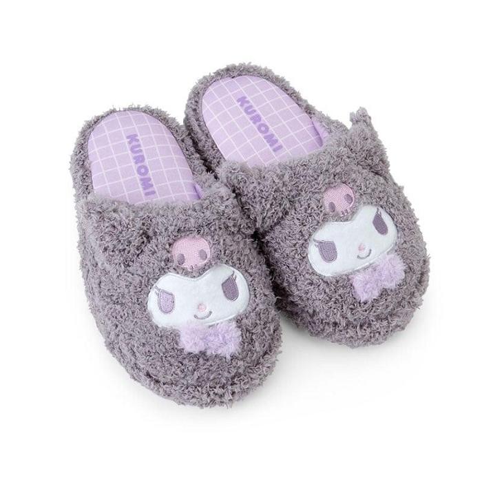 Hello Kitty Kuromi Cozy Sherpa Kids Slippers Violet | RO_HK66385