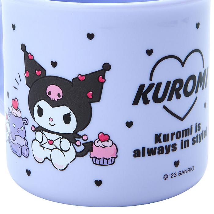 Hello Kitty Kuromi Everyday Plastic Mug Violet | RO_HK38507