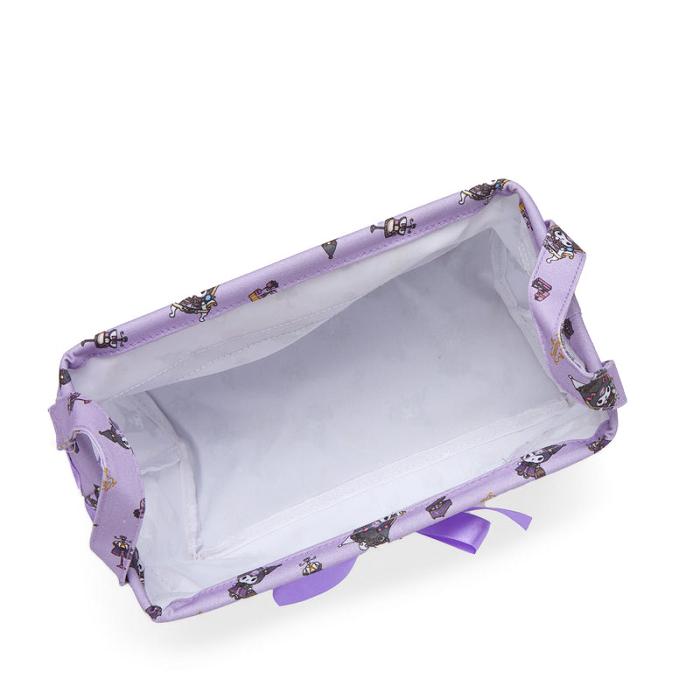 Hello Kitty Kuromi Fabric Storage Bin (Royal Princess Series) Violet | RO_HK27029