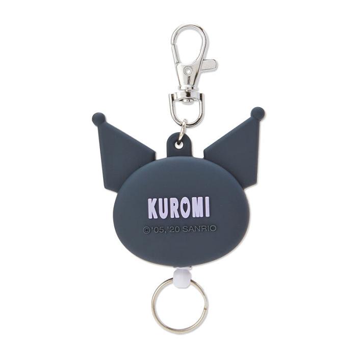 Hello Kitty Kuromi Face Badge Reel Negrii | RO_HK58347