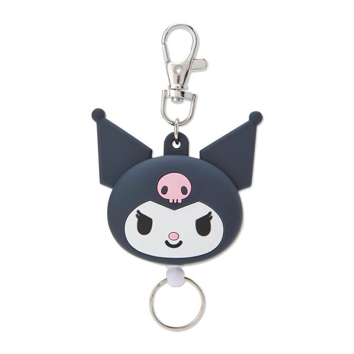 Hello Kitty Kuromi Face Badge Reel Negrii | RO_HK58347