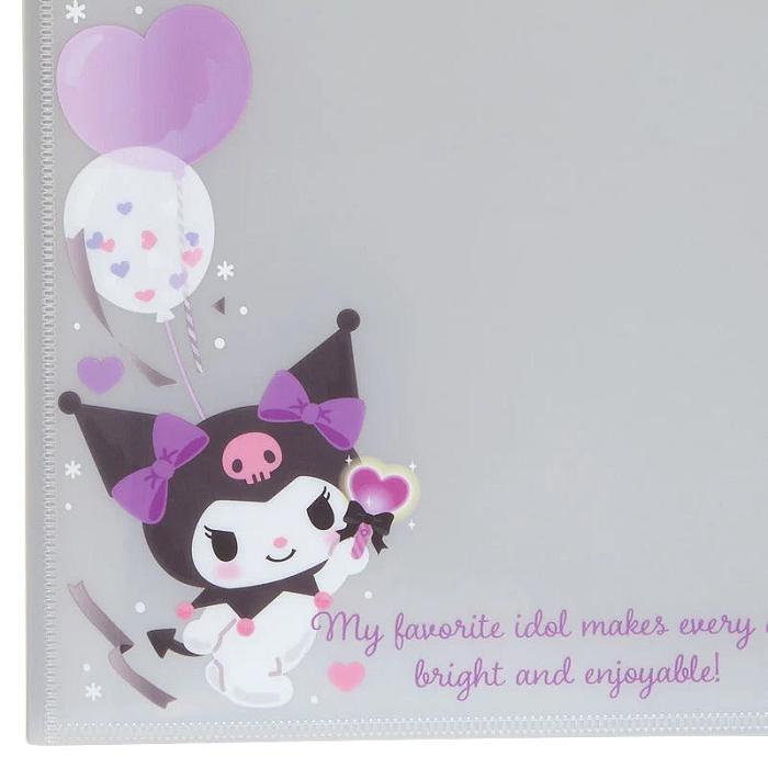 Hello Kitty Kuromi File Folder Collect Book Violet | RO_HK20130