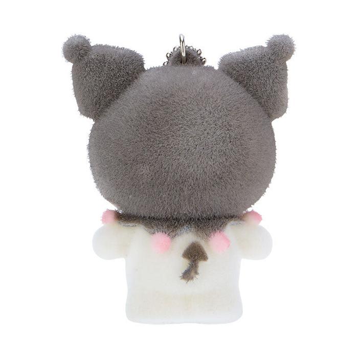 Hello Kitty Kuromi Flocked Keychain Mascot Gri | RO_HK87306