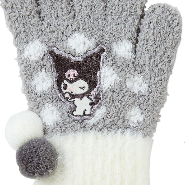 Hello Kitty Kuromi Kids Cozy Gloves Gri Albi | RO_HK75384