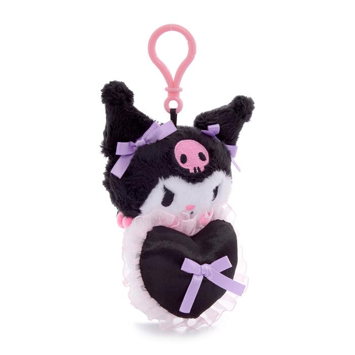 Hello Kitty Kuromi Lovely Ribbons Mascot Clip Violet Negrii | RO_HK68808