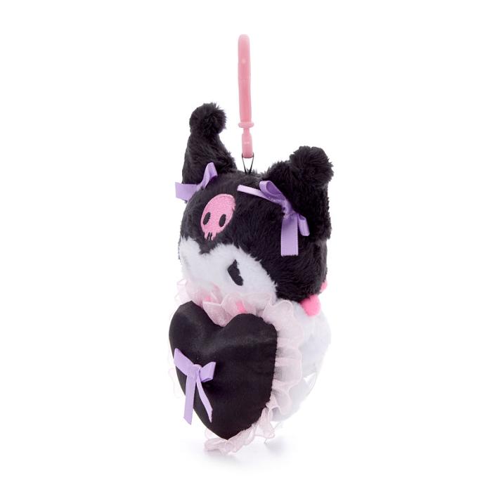 Hello Kitty Kuromi Lovely Ribbons Mascot Clip Violet Negrii | RO_HK68808