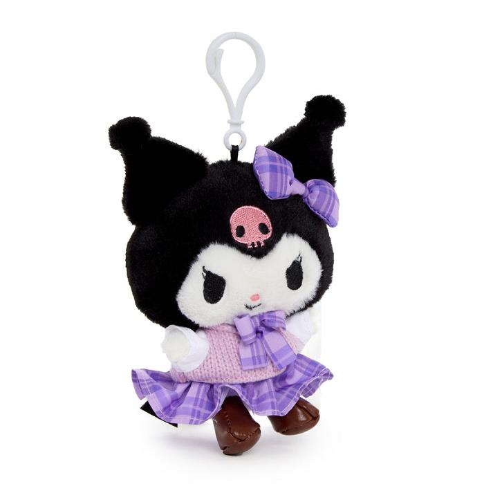 Hello Kitty Kuromi Mascot Clip (Uniform Series) Violet Negrii | RO_HK76807