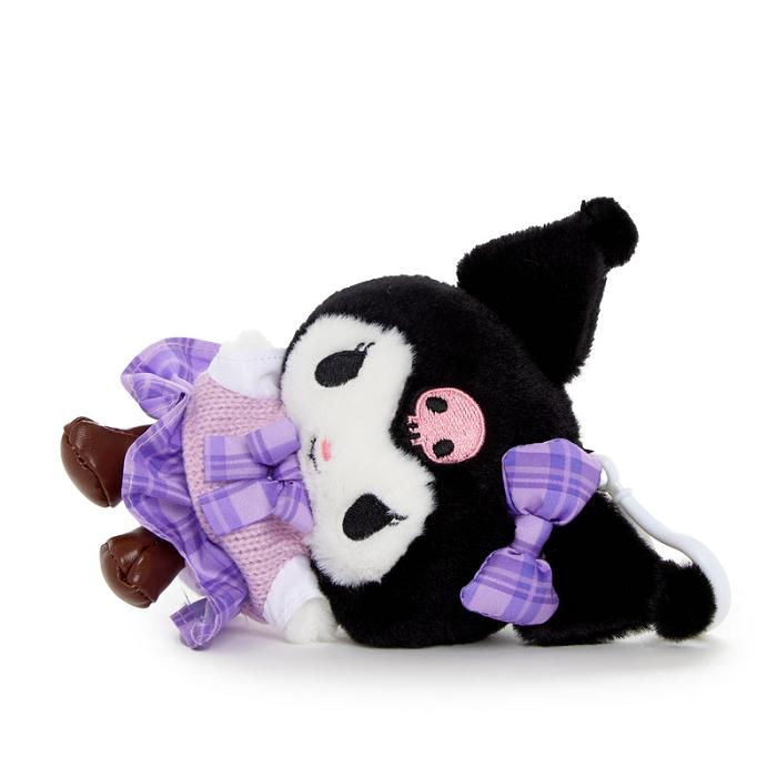 Hello Kitty Kuromi Mascot Clip (Uniform Series) Violet Negrii | RO_HK76807