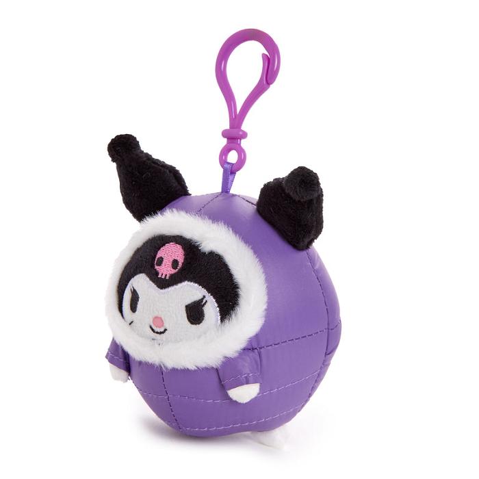 Hello Kitty Kuromi Mascot Clip (Winter Puffer Series) Violet | RO_HK61841