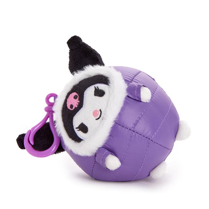 Hello Kitty Kuromi Mascot Clip (Winter Puffer Series) Violet | RO_HK61841