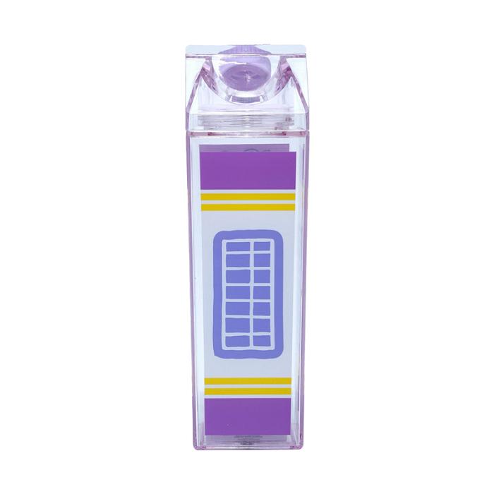 Hello Kitty Kuromi Milk Carton Water Bottle (Blueberry) Violet | RO_HK40026