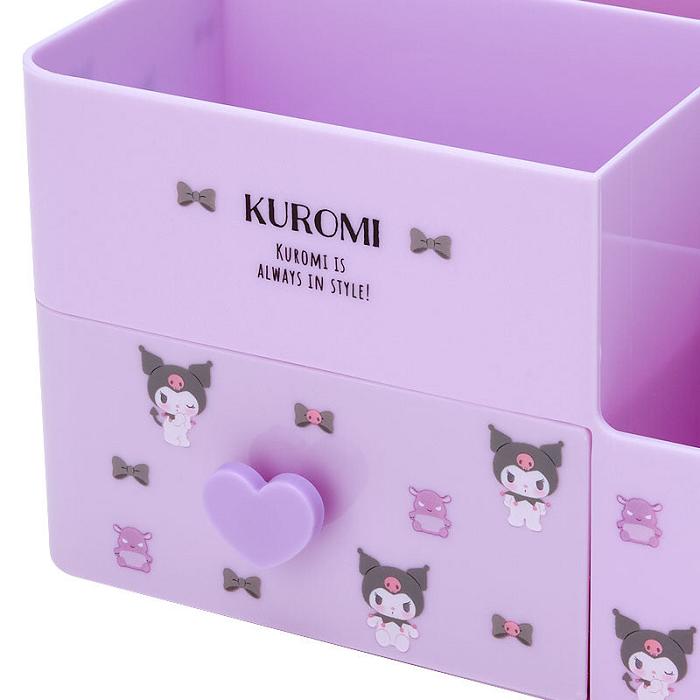 Hello Kitty Kuromi Multi-Level Storage Case Violet | RO_HK52560