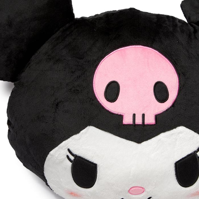 Hello Kitty Kuromi Oversized Face Plush (Just Lounging Series) Negrii | RO_HK45919