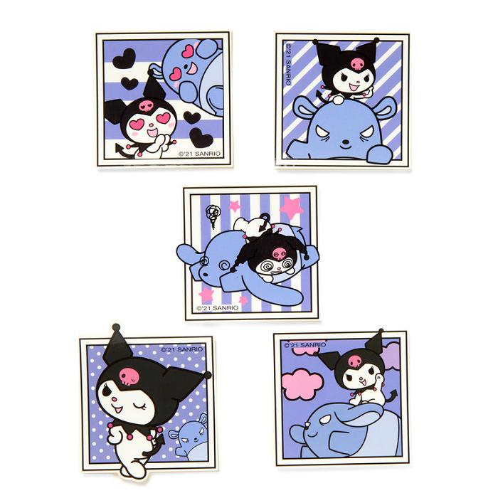 Hello Kitty Kuromi Photo Big Sticker Pack Violet | RO_HK28946