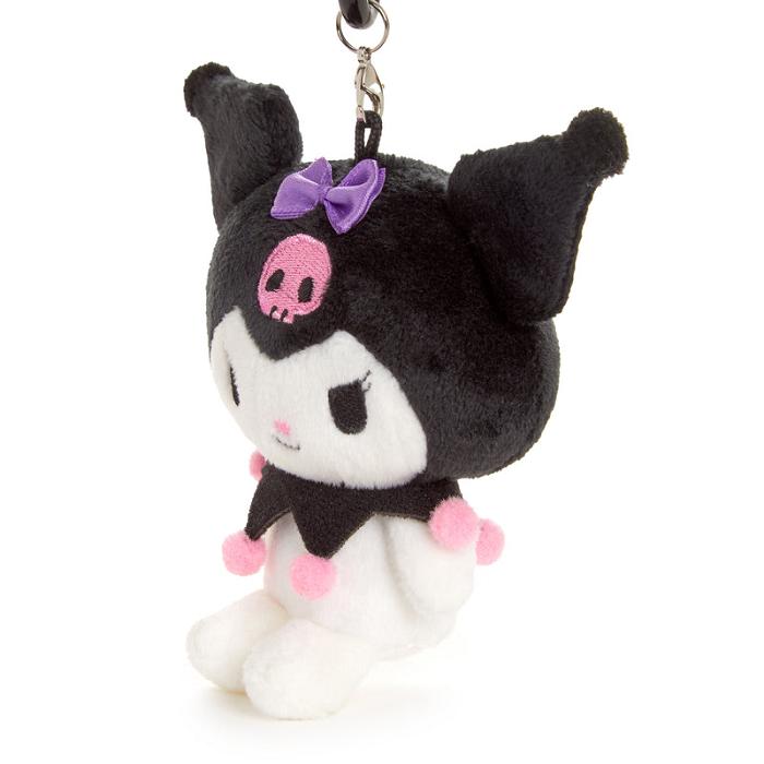 Hello Kitty Kuromi Plush Mascot Carabiner Negrii | RO_HK22924