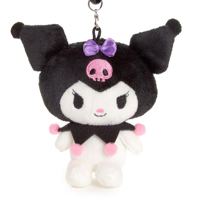 Hello Kitty Kuromi Plush Mascot Carabiner Negrii | RO_HK22924