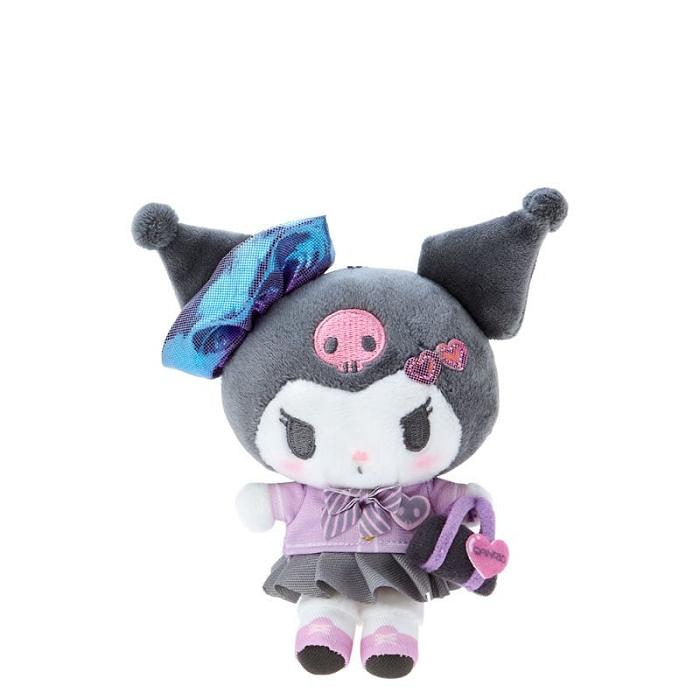 Hello Kitty Kuromi Plush Mascot Keychain (Sanrio Academy Series) Gri | RO_HK50717