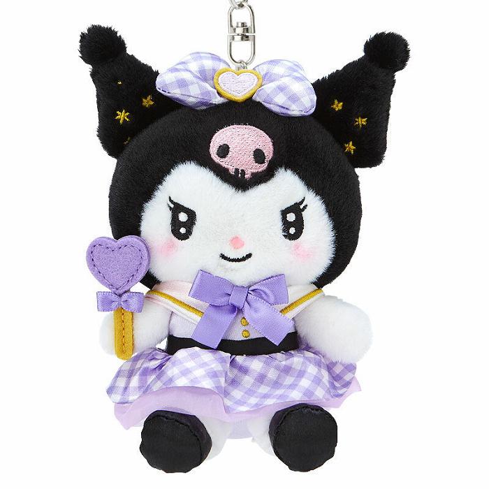 Hello Kitty Kuromi Plush Mascot Keychain (Love You More Series) Violet Negrii | RO_HK70588