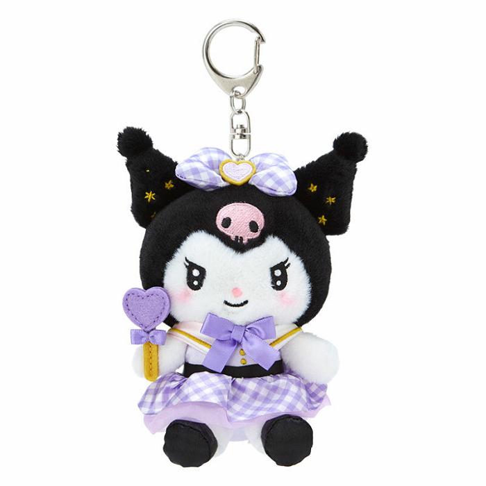 Hello Kitty Kuromi Plush Mascot Keychain (Love You More Series) Violet Negrii | RO_HK70588