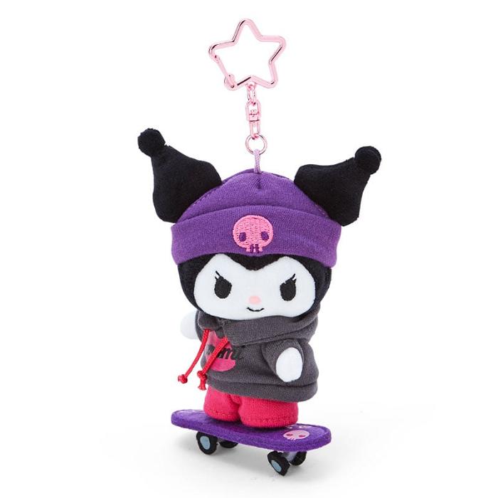 Hello Kitty Kuromi Plush Mascot Keychain (Sk8r Squad Series) Colorati | RO_HK97743