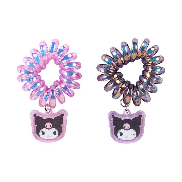 Hello Kitty Kuromi Spiral Hair Ties (Set of 2) Colorati | RO_HK43906