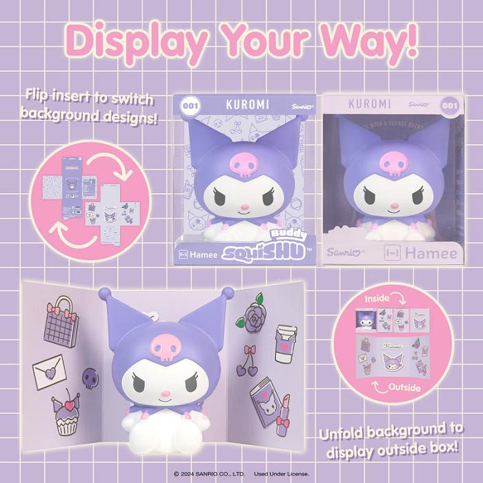 Hello Kitty Kuromi SquiSHU (Series Buddy 001) Violet | RO_HK92966