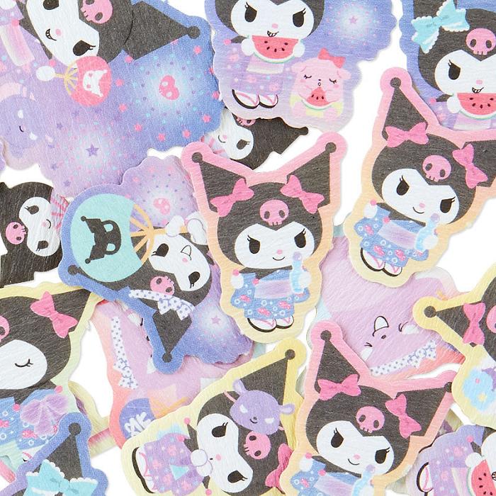 Hello Kitty Kuromi Summer 30-Piece Lantern Mini Sticker Pack Violet | RO_HK76204