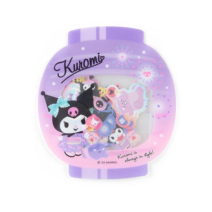 Hello Kitty Kuromi Summer 30-Piece Lantern Mini Sticker Pack Violet | RO_HK76204