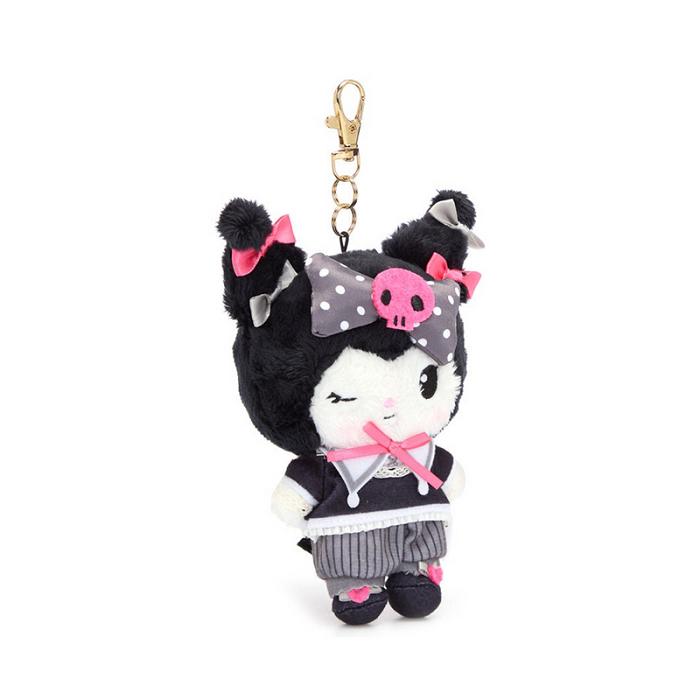 Hello Kitty Kuromi Winking Plush Mascot (Dainty Doll Series) Negrii | RO_HK13733