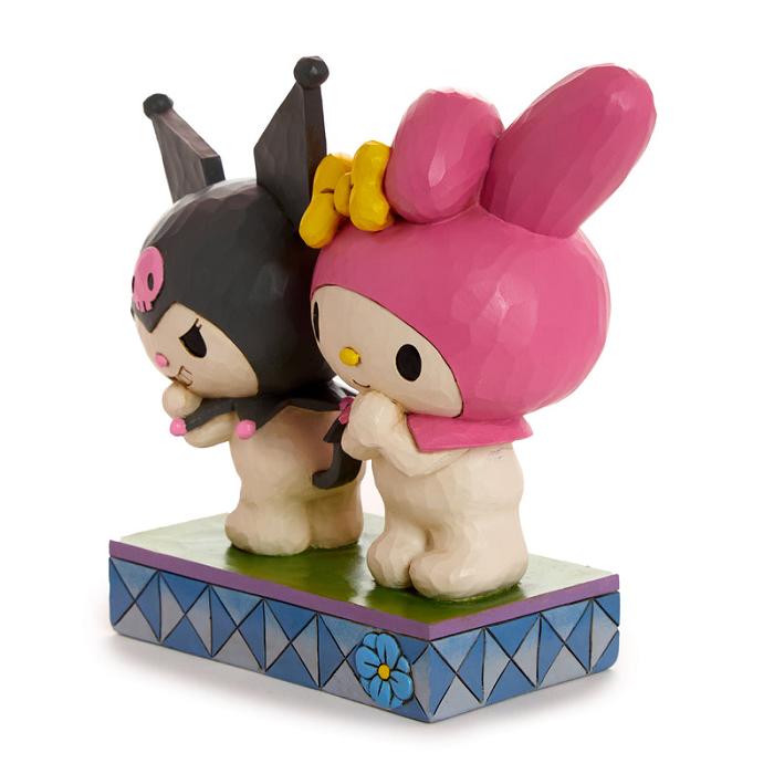 Hello Kitty Kuromi and My Melody Figurine (Jim Shore Sanrio Collection) Negrii Roz | RO_HK15450