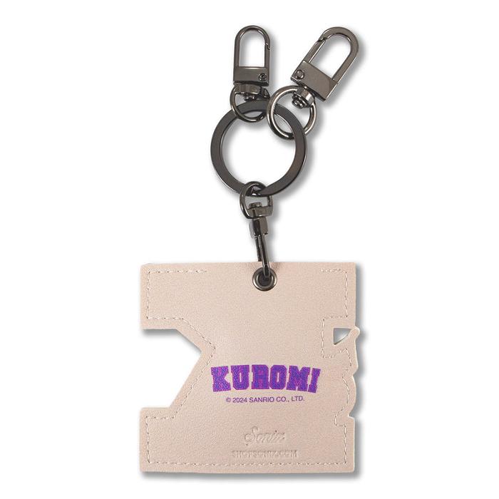 Hello Kitty Kuromi x Sonix College Letters AirTag Keychain Violet | RO_HK57505