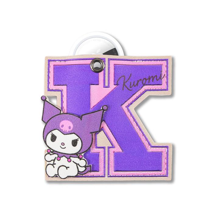 Hello Kitty Kuromi x Sonix College Letters AirTag Keychain Violet | RO_HK57505