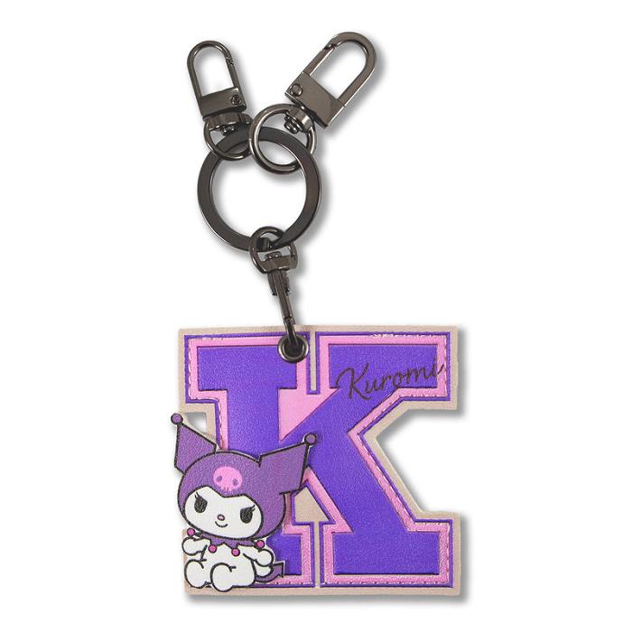 Hello Kitty Kuromi x Sonix College Letters AirTag Keychain Violet | RO_HK57505