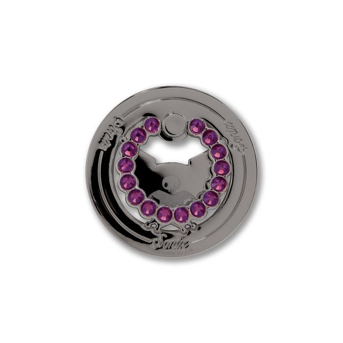 Hello Kitty Kuromi x Sonix Rhinestone Magnetic Ring Negrii | RO_HK88319