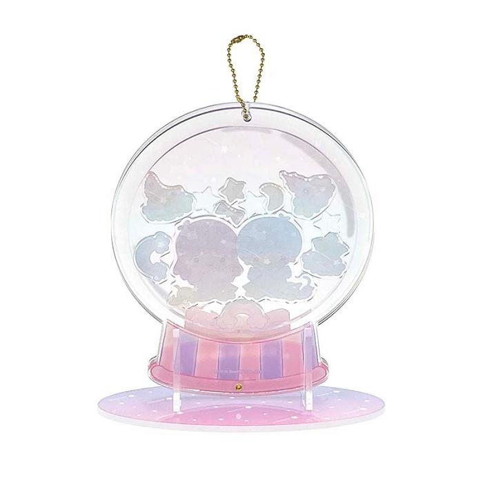 Hello Kitty LittleTwinStars Acrylic Keychain and Stand (Furry Friends Series) Roz | RO_HK72458