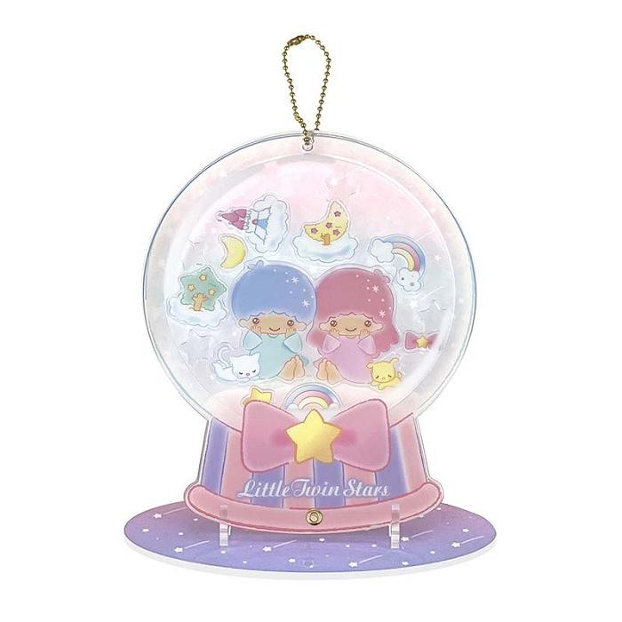 Hello Kitty LittleTwinStars Acrylic Keychain and Stand (Furry Friends Series) Roz | RO_HK72458