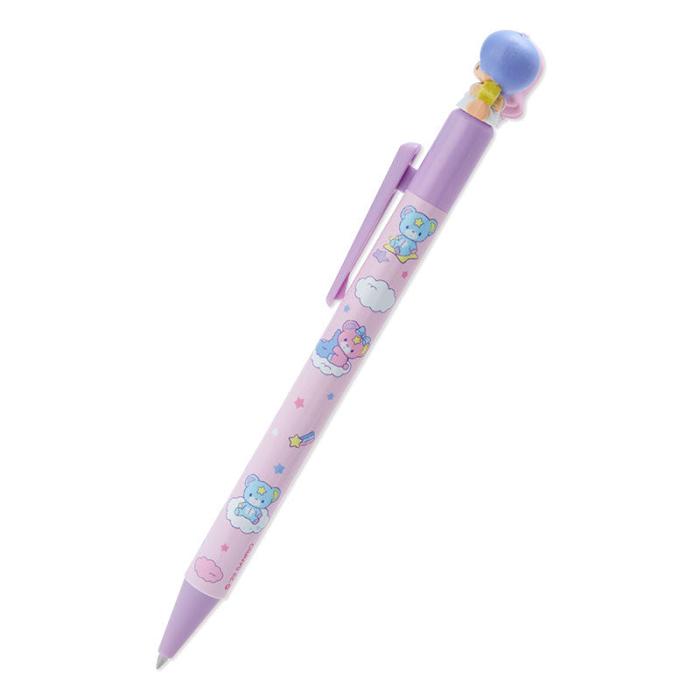 Hello Kitty LittleTwinStars Mascot Ballpoint Pen Violet | RO_HK97540