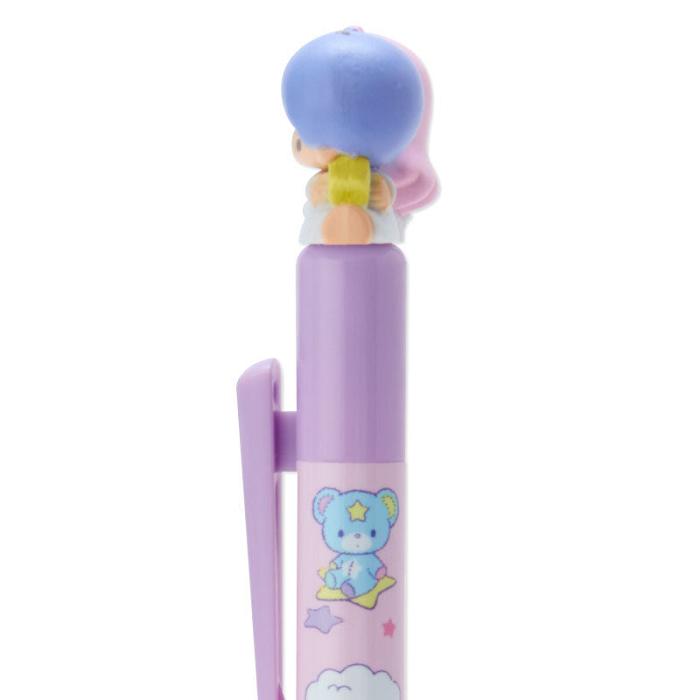 Hello Kitty LittleTwinStars Mascot Ballpoint Pen Violet | RO_HK97540