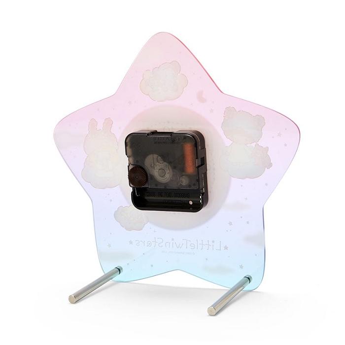 Hello Kitty LittleTwinStars Standing Clock (Fluffy Cloud Series) Roz Albastri | RO_HK16932