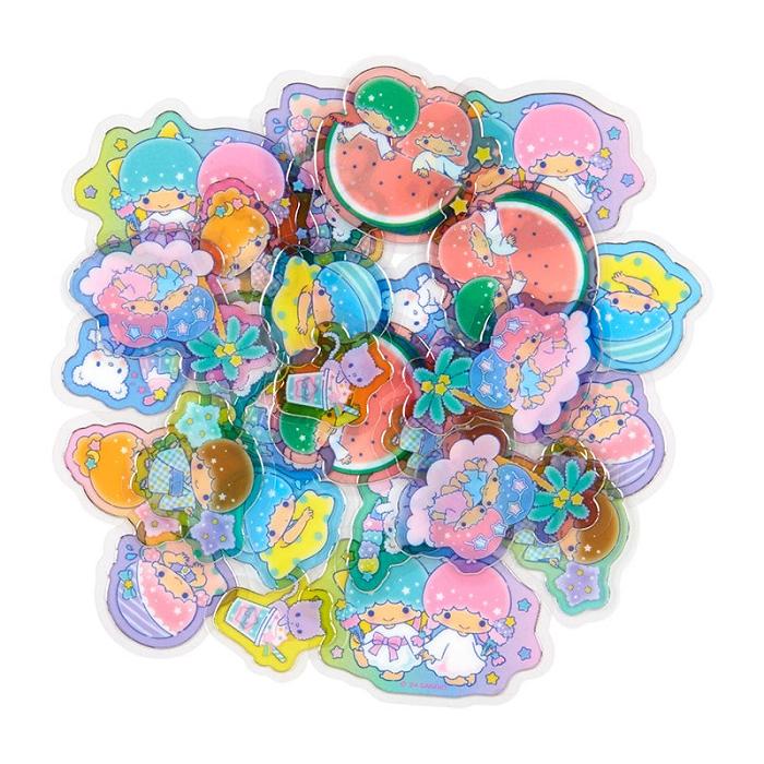 Hello Kitty LittleTwinStars Summer 30-Pc Popsicle Mini Sticker Pack Colorati | RO_HK30600