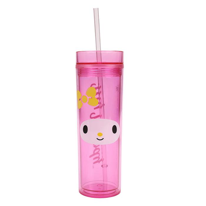 Hello Kitty My Melody 16oz Acrylic Travel Tumbler Roz | RO_HK81691