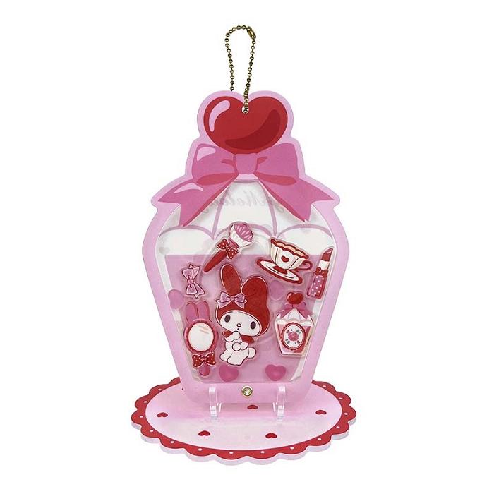 Hello Kitty My Melody Acrylic Keychain and Stand (Classic Corduroy Series) Roz | RO_HK30048