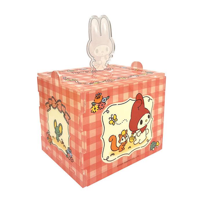 Hello Kitty My Melody Acrylic Storage Case (Red Classic Gingham Series) Portocalii | RO_HK22383