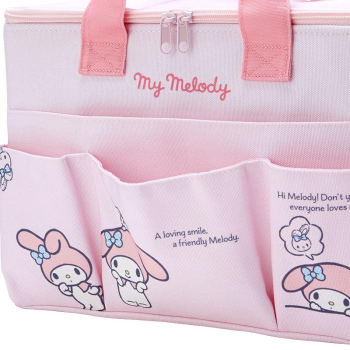 Hello Kitty My Melody Canvas Covered Storage Box Roz | RO_HK94802